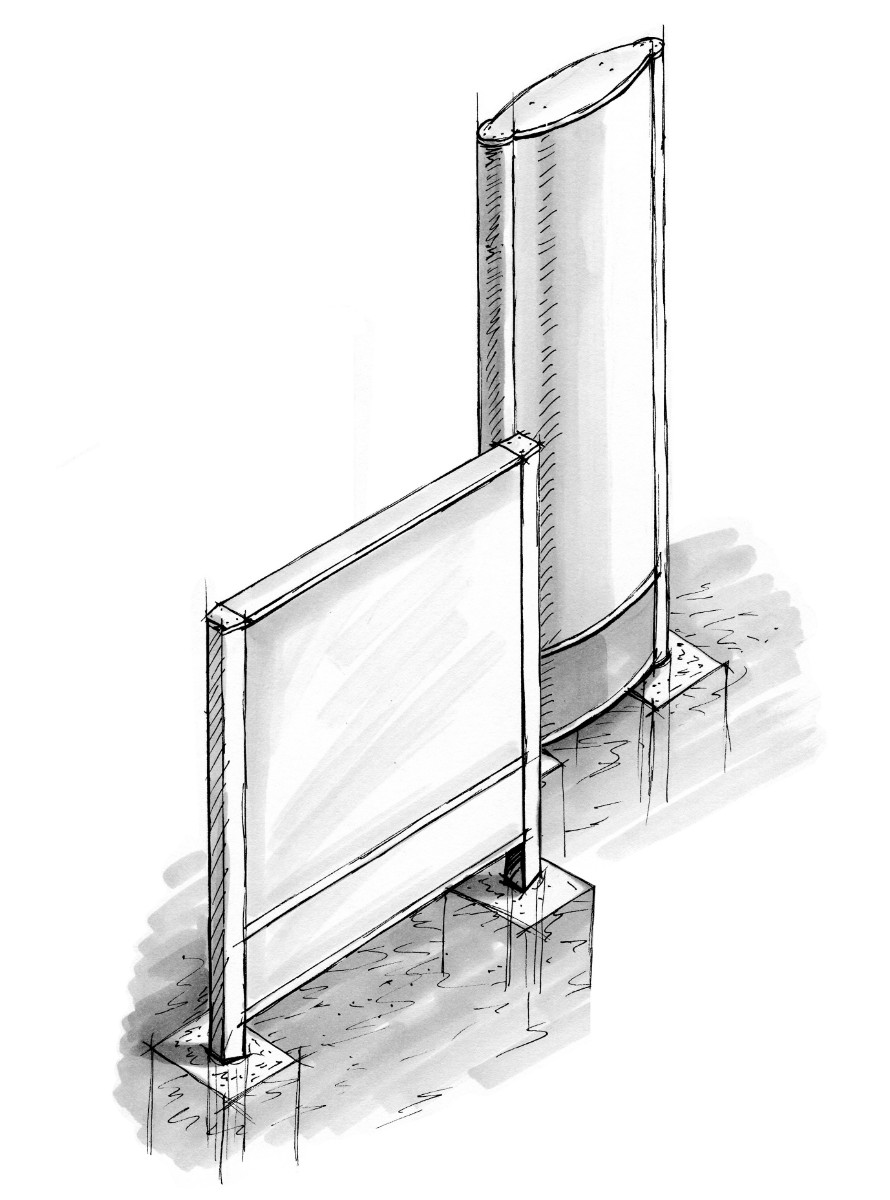 Skizze Pylon
