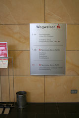 Primus Orientierungstafel 841 x 1189   eloxiert silber