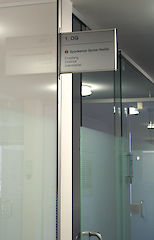 Primus Fahnenschild eloxiert silber