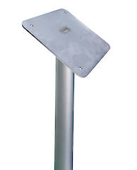 Säule 75-1 mit Edelstahladapter ohne Wechselrahmen