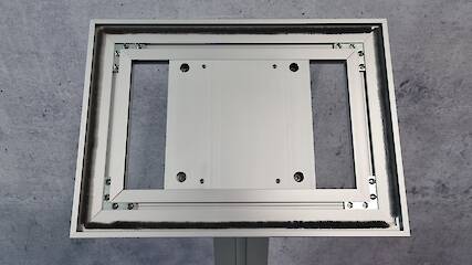 Rahmen 60-32 auf Aluminiumsäule