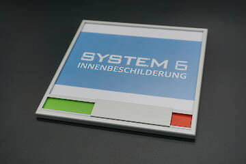System 6 153x153mm mit Schieber