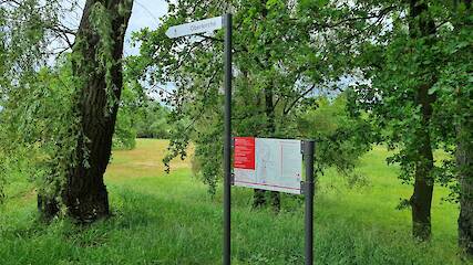 Kombination Wegweiser einfach und Aufsteller